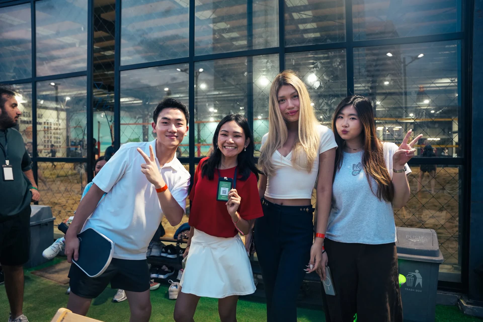 Friends traveling together in Thailand