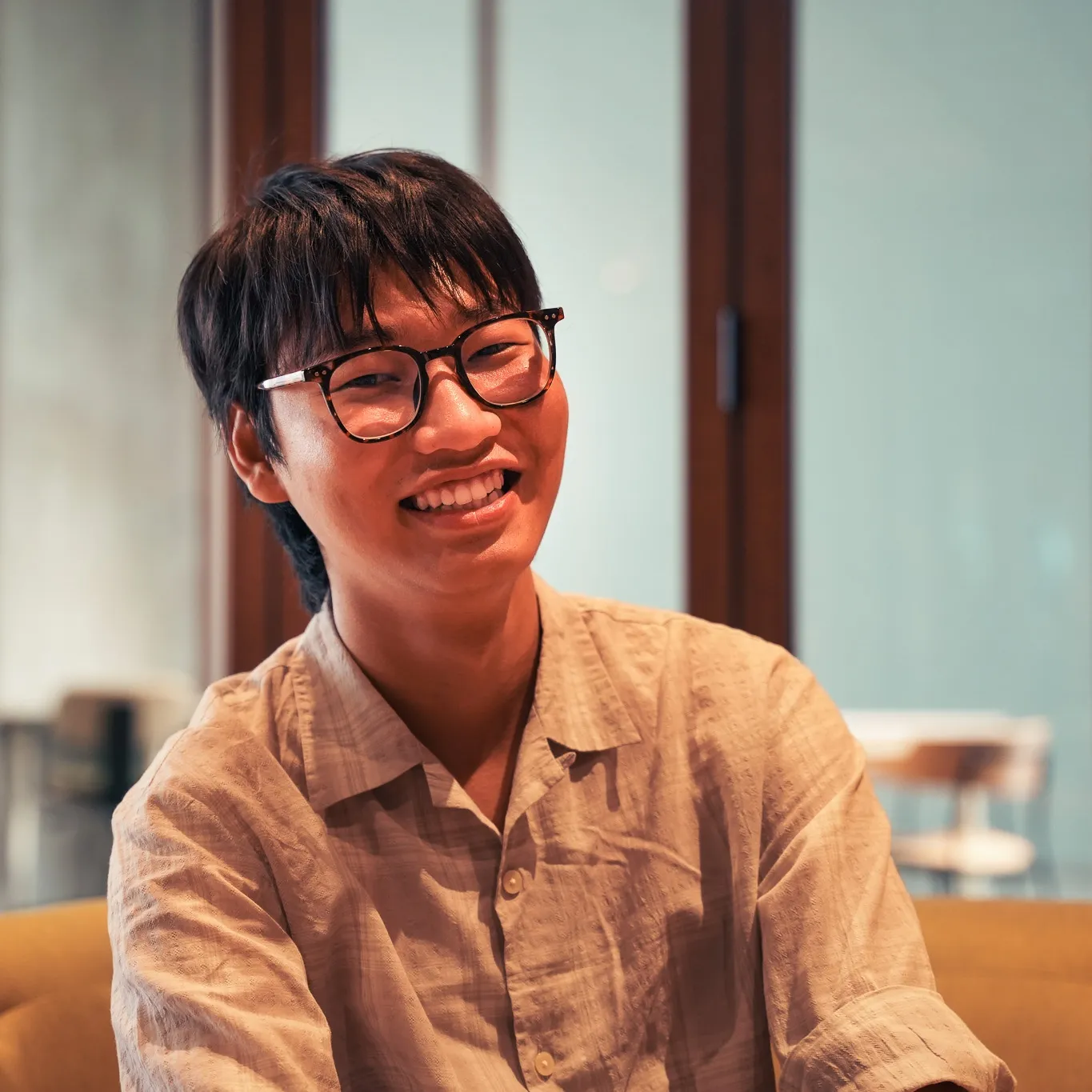 Cappi smiling, intern at Issa Compass