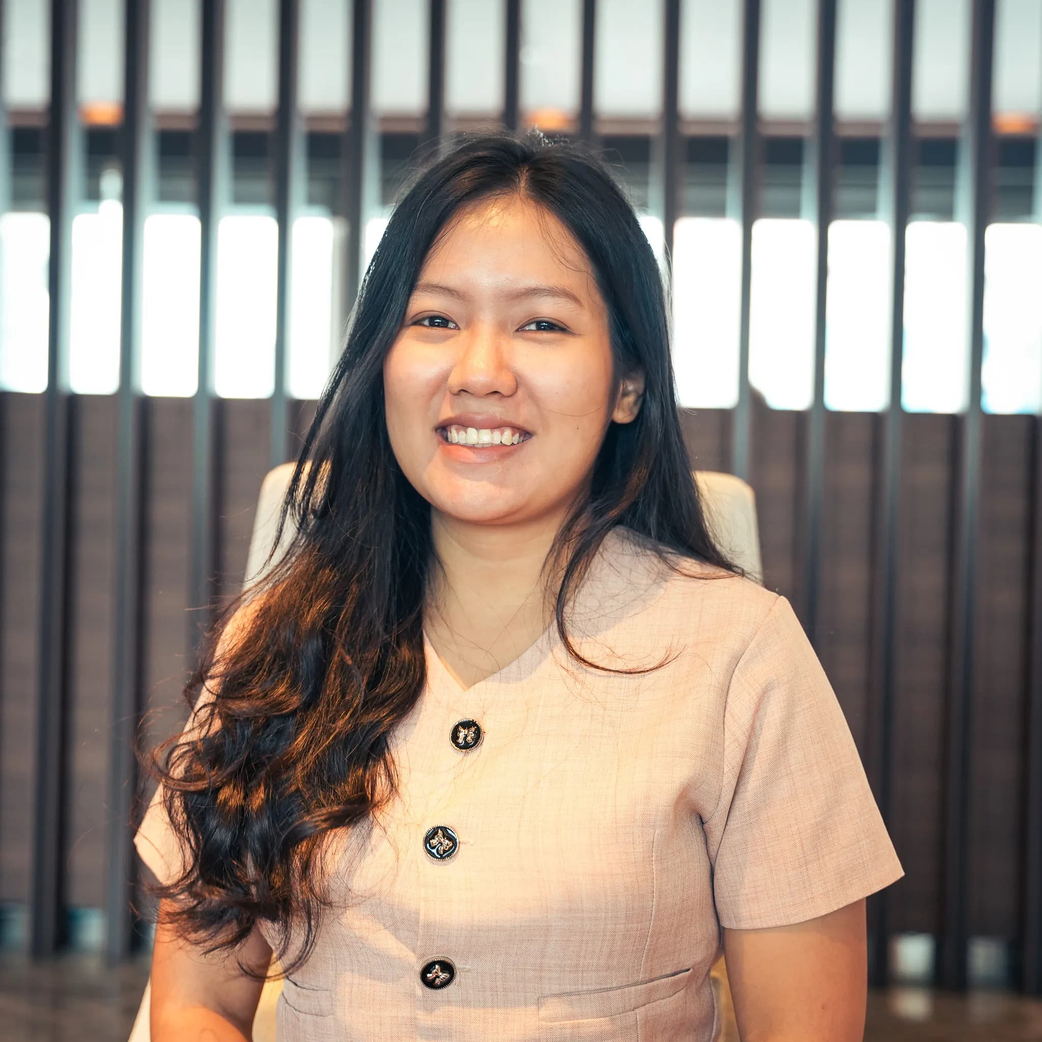 Luna Swe Zin smiling, intern at Issa Compass