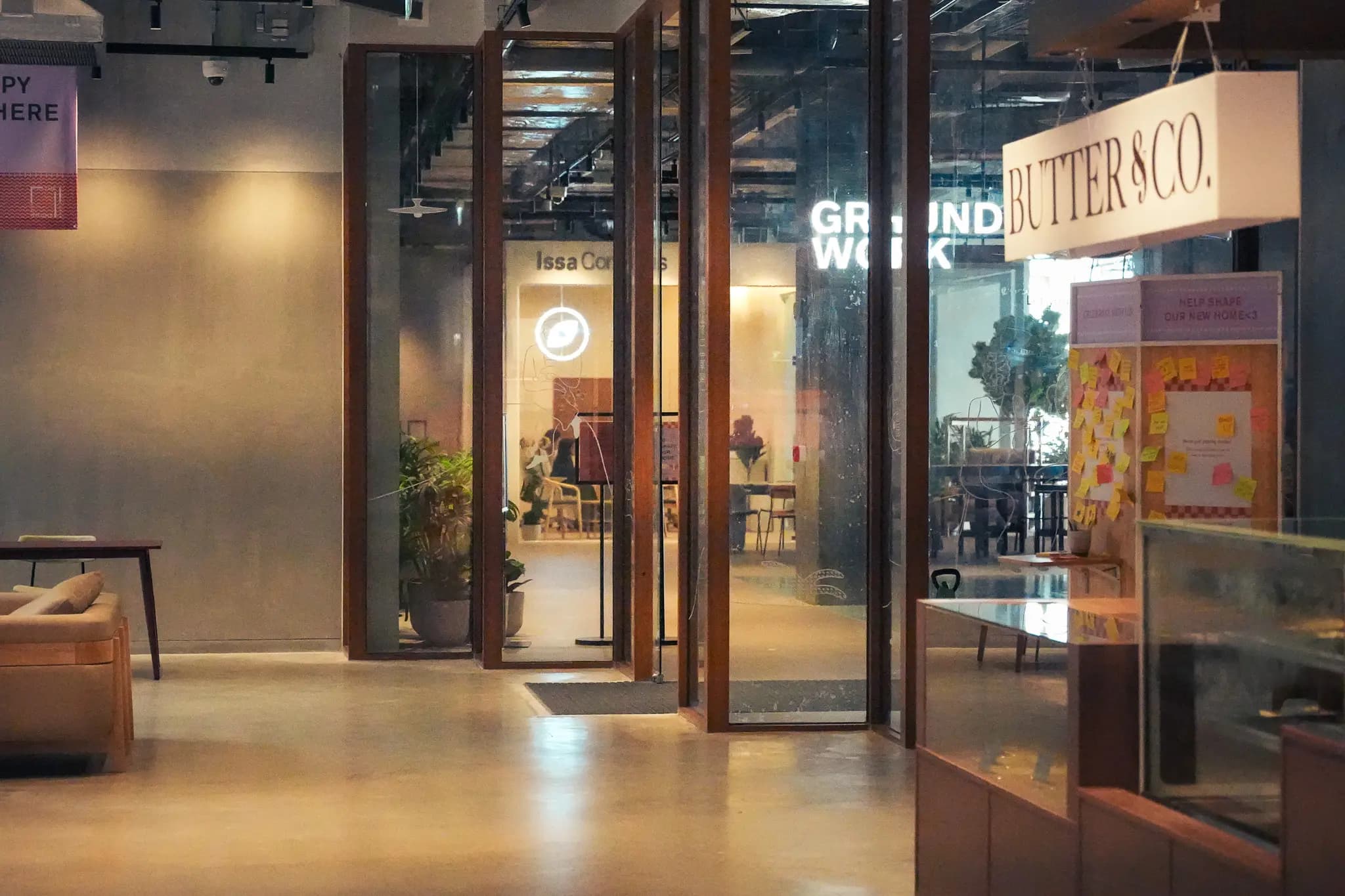Entrance to the Issa Compass office, Unit G02, 4th floor of theCOMMONS at Cloud 11