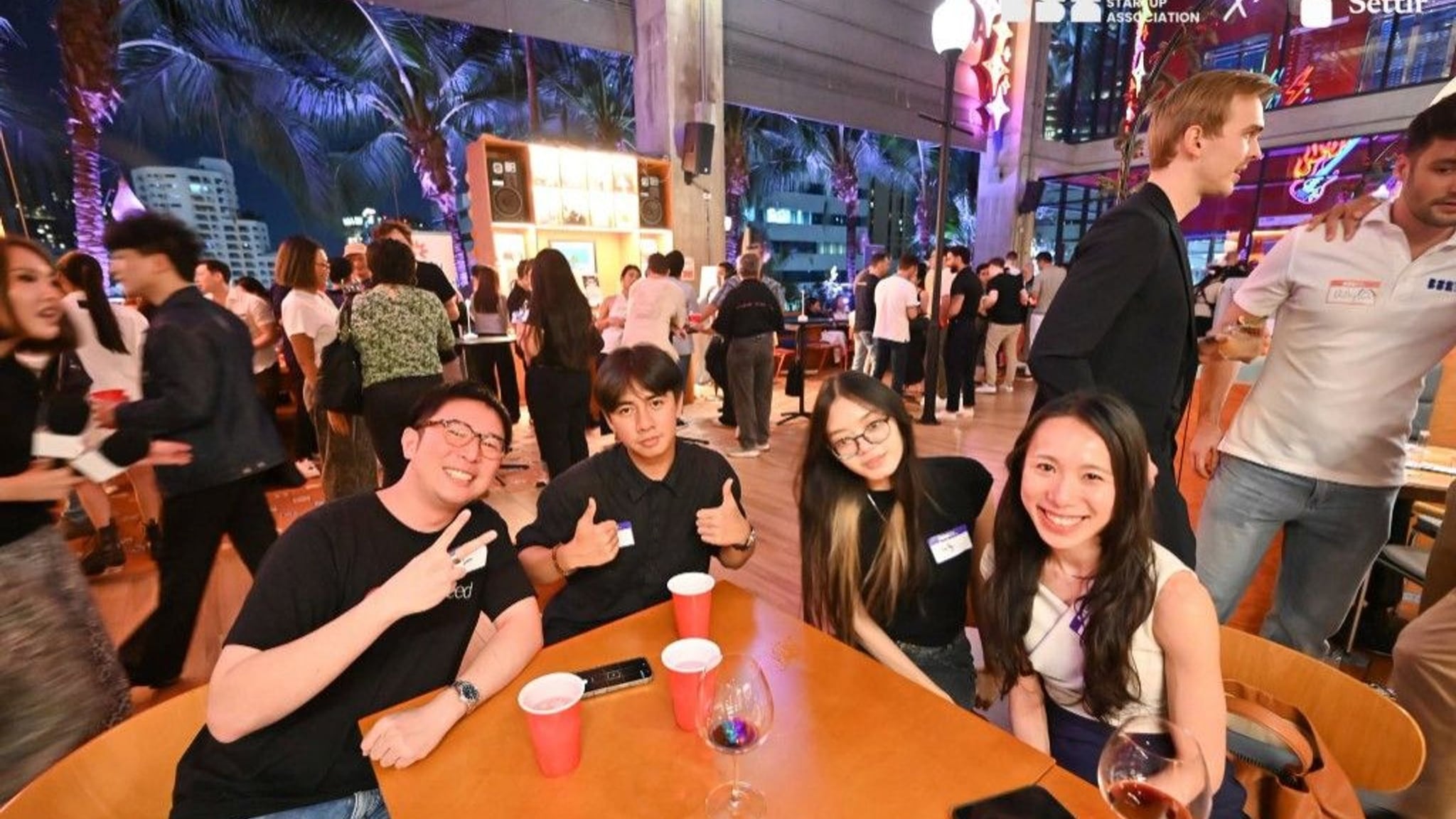 Co-founder and CEO Priscilla and Strategy & Operations Associate Pan Join Bangkok Startup Association's NØTWORKING Night